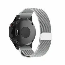 Bracelet Milanais Garmin Instinct E - 45mm (argent)