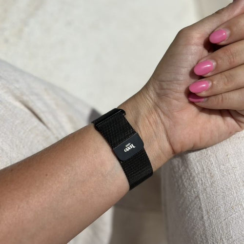 Bracelet milanais xoxo Wildhearts Polar Grit X Pro (noir)