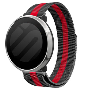 Bracelet milanais Amazfit Balance 2 (noir/rouge)
