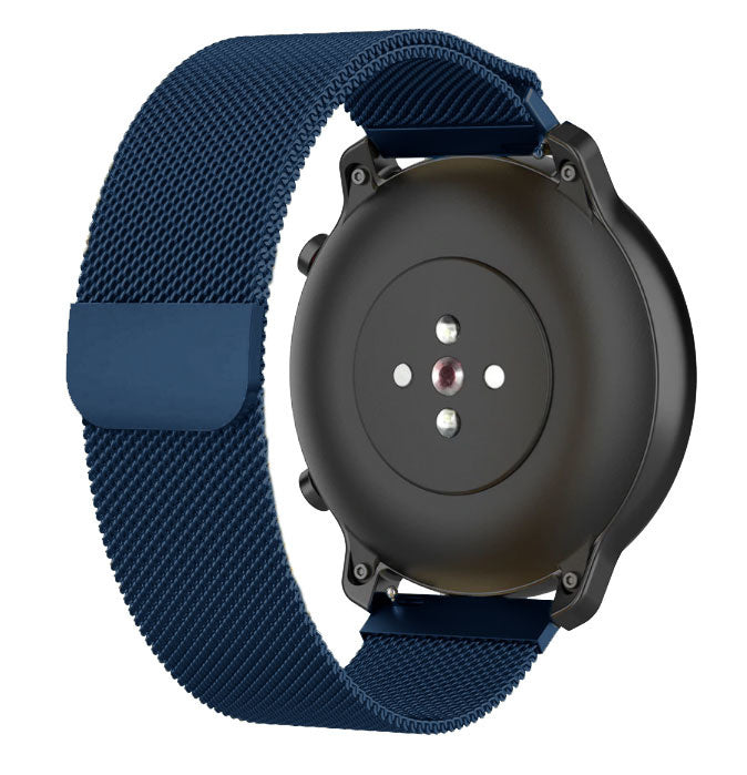 Bracelet milanais Coros Pace 2 (bleu)