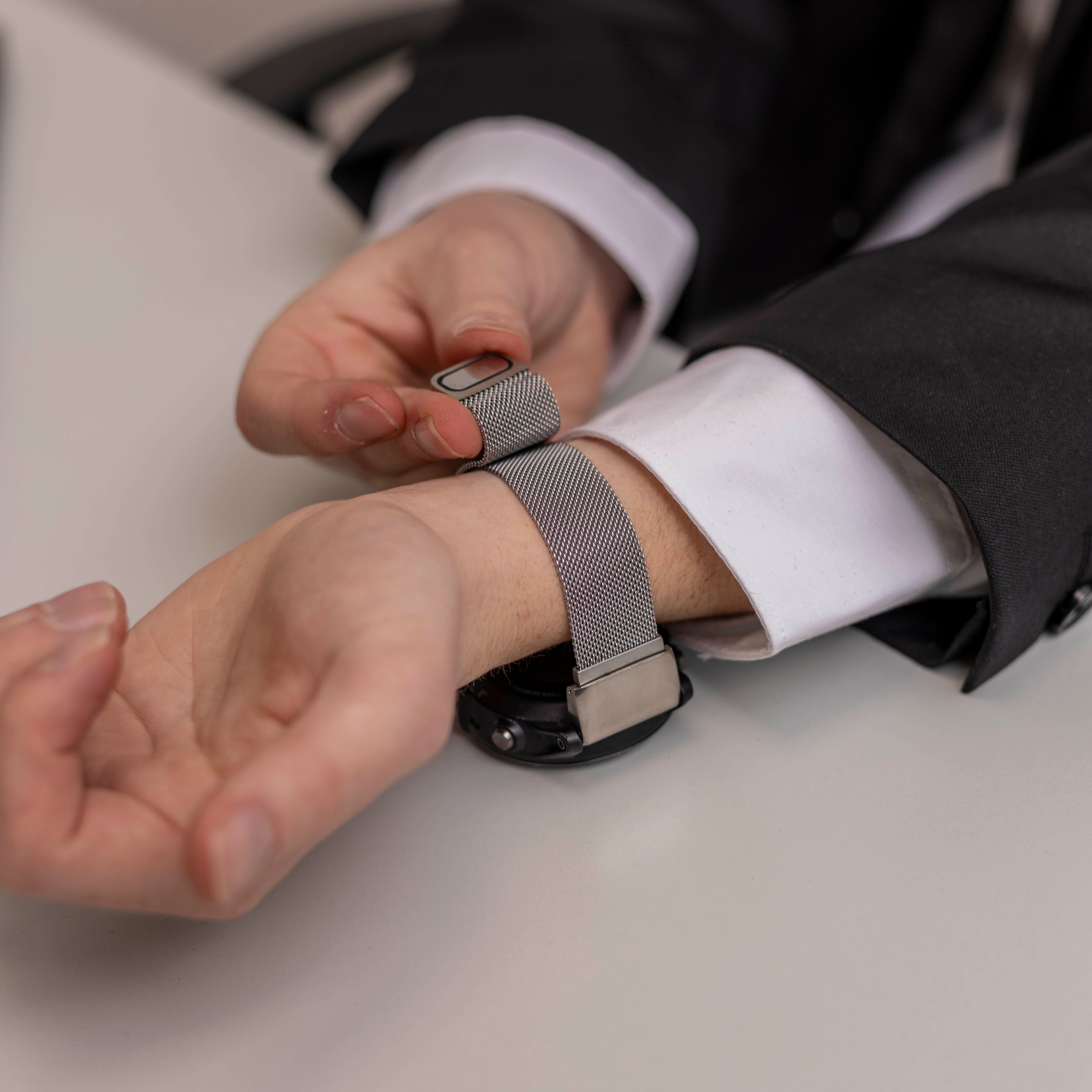 Bracelet Milanaise Garmin Fenix 3 (argent)