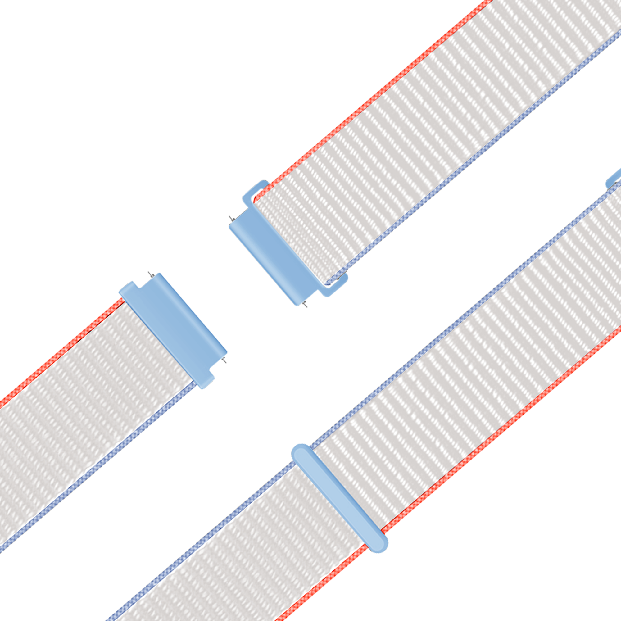 Bandz Bracelet nylon Loop Garmin Venu 3s (blanc lait)