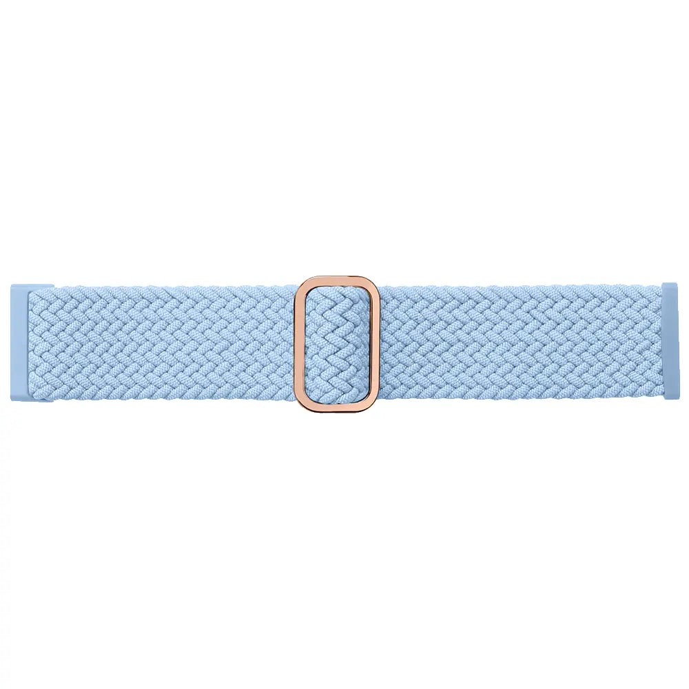 Fitbit Versa 4 Adjustable Woven Strap (Light Blue)