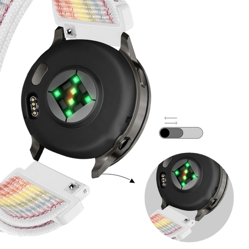 Bandz Bracelet nylon à boucle Garmin Bounce 2 (multicolore)