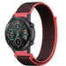 Bracelet nylon Honor Magic Watch 2 (noir/rouge)