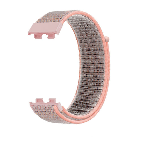 Bracelet nylon Huawei Band 10 (rose)
