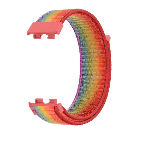 Bracelet nylon Huawei Band 10 (arc-en-ciel)