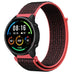 Bracelet nylon Xiaomi Mi Watch (noir/rouge)