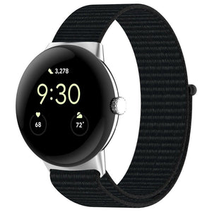 Bracelet nylon Google Pixel Watch 4 - 41mm (noir)