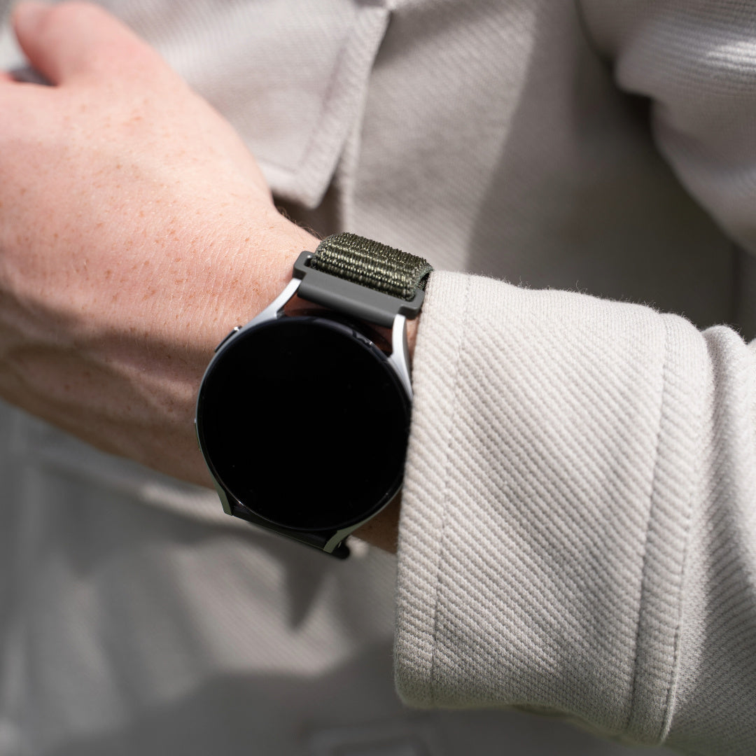 Bracelet nylon Amazfit GTR Mini (vert foncé)