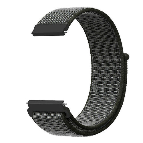 Bracelet nylon Withings ScanWatch Nova (vert/gris)