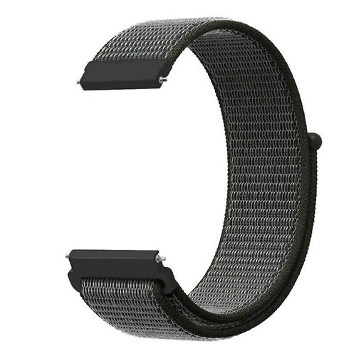 Bracelet nylon Amazfit Bip U (Pro) (vert/gris)