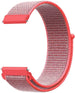Bracelet montre 18mm nylon - universel (rose/rouge)