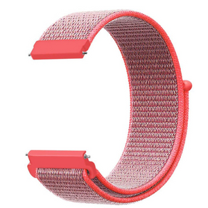 Bracelet nylon Xiaomi Watch S4 - 41mm (rose/rouge)