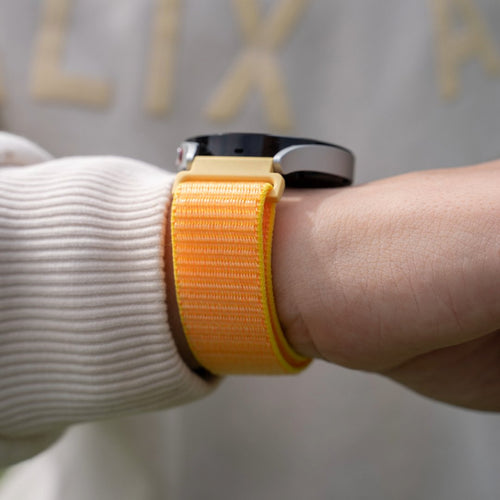 Bracelet nylon Suunto Run (jaune clair)