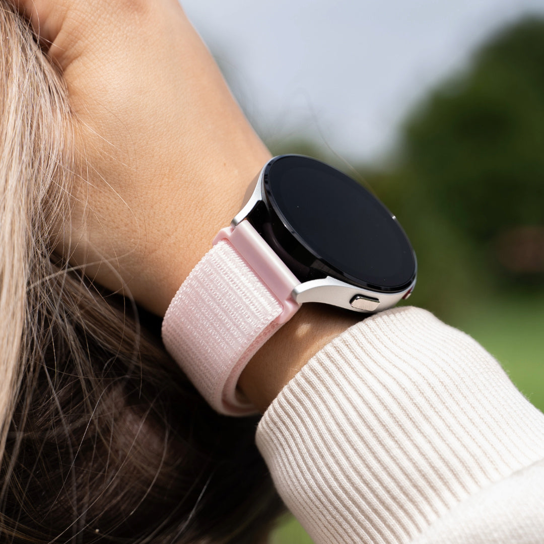 Withings Steel HR - 40mm Nylon Strap (Light Pink)