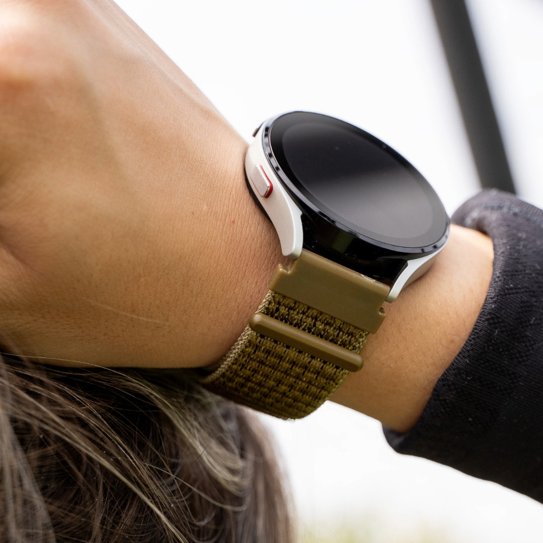 Bracelet nylon Amazfit GTR Mini (olive)