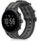 Bracelet nylon boucle Fossil Gen 5 (noir/gris)
