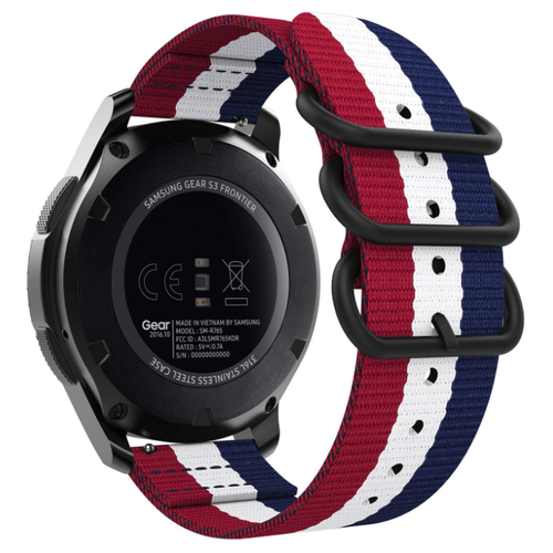 Samsung Galaxy Watch 4 - 40mm Nylon-Strap with Buckle (Tricolour)