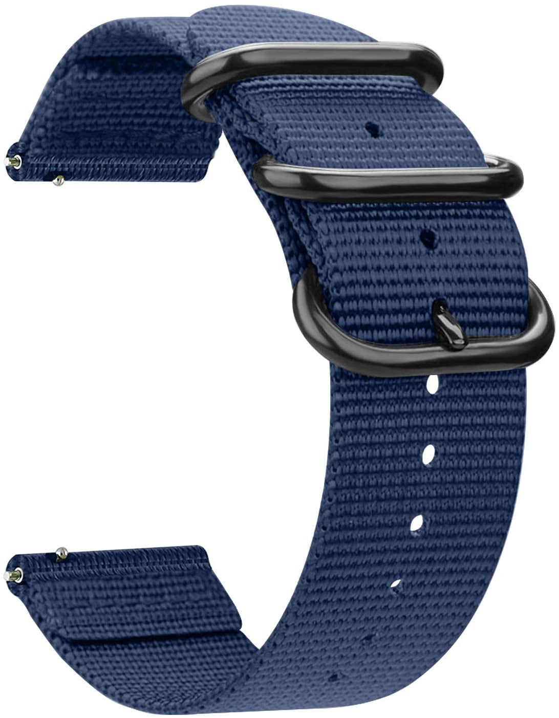 Bracelet nylon avec boucle Fossil Gen 4 Explorist HR (bleu)