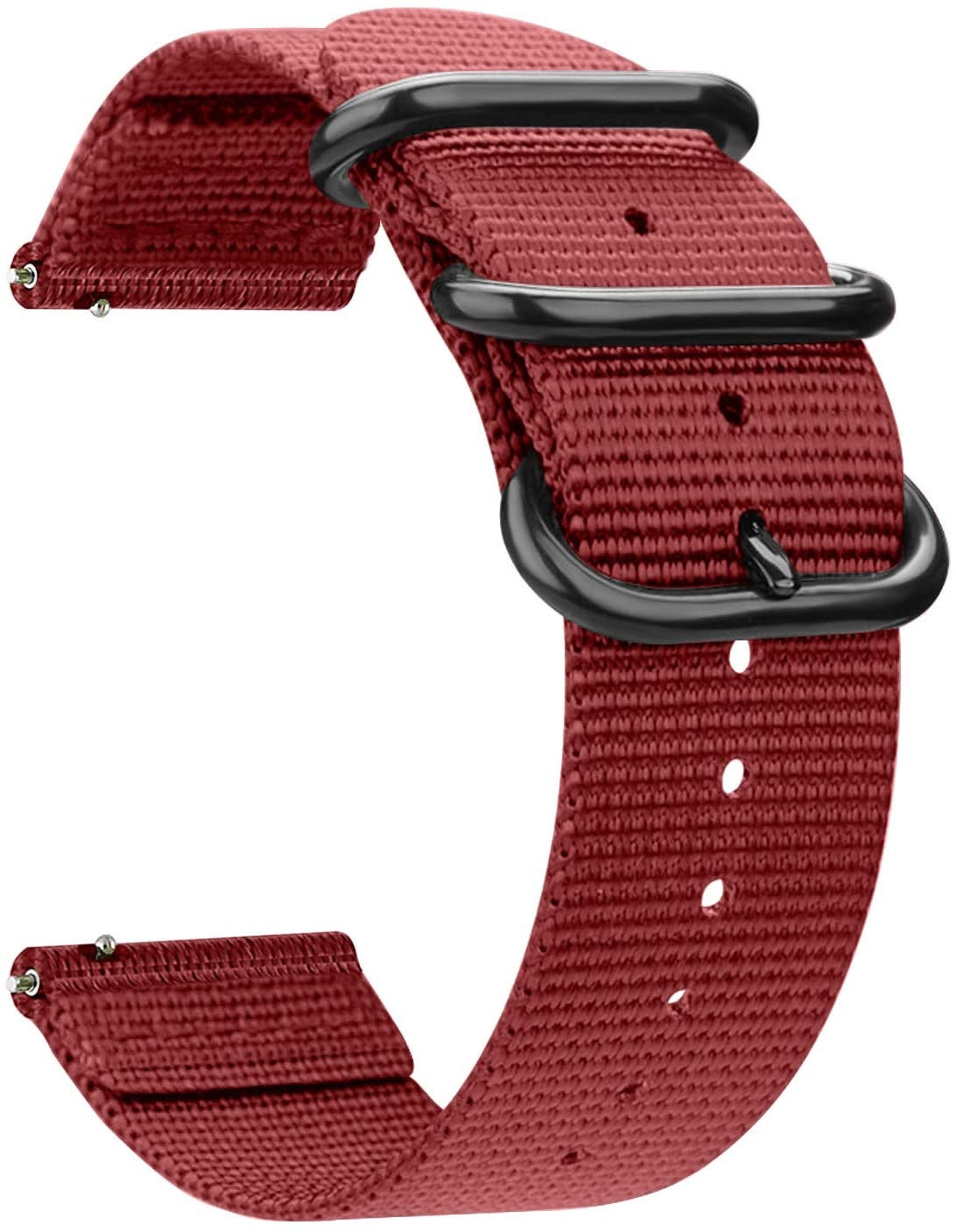 Bracelet nylon avec boucle Amazfit GTR Mini (rouge)