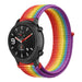 Bracelet nylon Xiaomi Amazfit GTR (arc-en-ciel)
