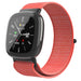 Bracelet nylon Fitbit Versa 4 (orange)