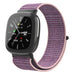 Bracelet nylon Fitbit Versa 4 (rose/violet)
