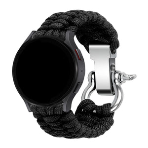 Coros Pace 2 Nylon Rope Strap (Black)