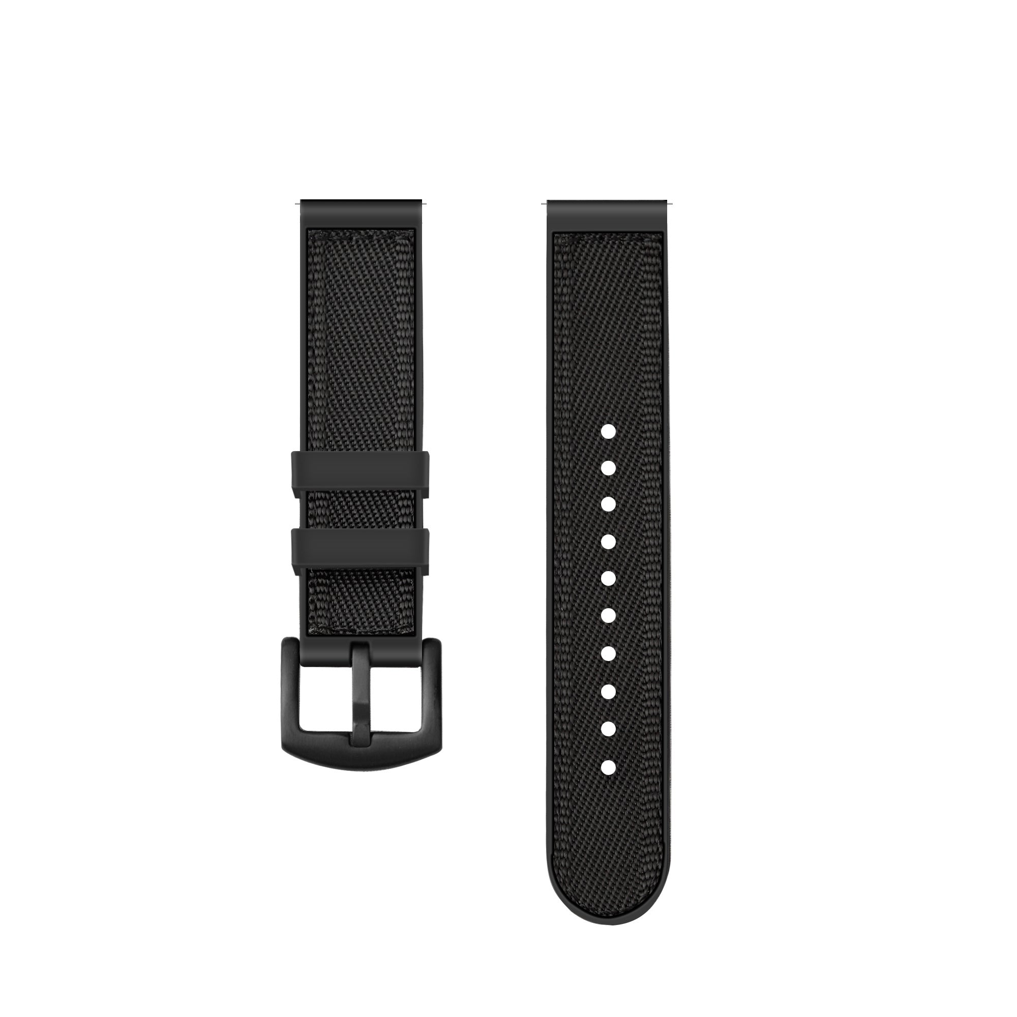 Bracelet nylon hybride Withings Steel HR Sport (noir)
