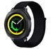 Bracelet nylon Samsung Gear Sport (noir)