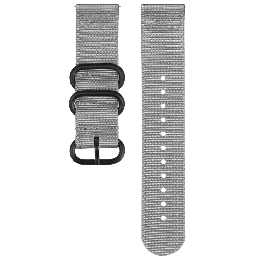 Bracelet nylon avec boucle Amazfit Bip U (Pro) (gris)