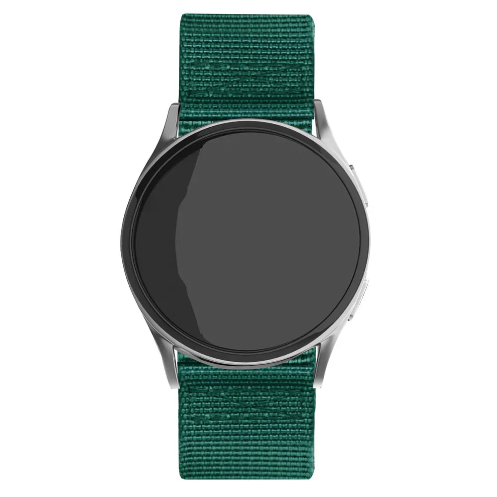 Bracelet nylon avec boucle Amazfit Active 2 (vert foncé)