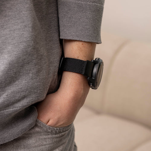 Bracelet nylon a boucle Garmin Epix Pro (Gen 2) 51mm (noir)