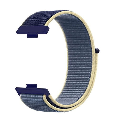 Bracelet nylon Classic Huawei Watch Fit 4 Pro (bleu ocean)
