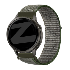 Bandz Garmin Forerunner 645 Nylon Loop Strap (Olive Green)