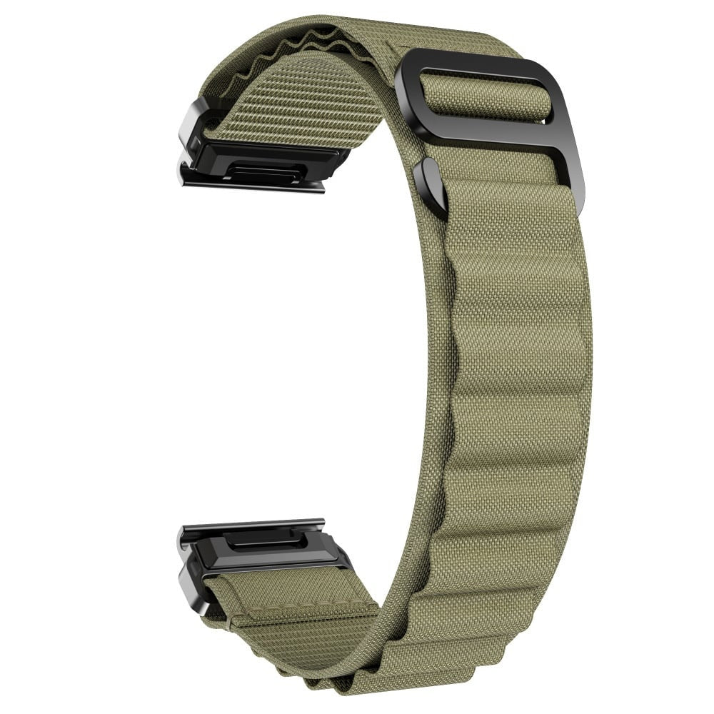Bracelet Alpine Garmin Fenix 8 Pro - 51mm (vert olive)