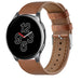 Bracelet cuir OnePlus Watch (serré marron)