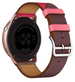 Bracelet cuir OnePlus Watch (rose vif/marron rouge)