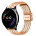 Bracelet acier inoxydable OnePlus Watch (or rose)