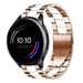 OnePlus Watch Steel Strap (Rose Gold/White)