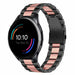 Bracelet acier OnePlus Watch (noir/rose)
