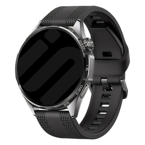 Bracelet silicone 'One Push' Suunto Run (noir)