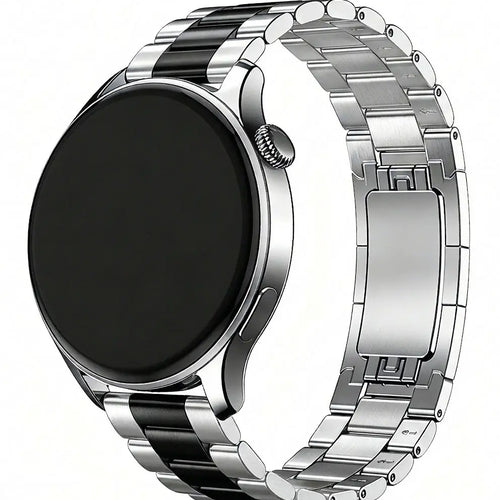 Huawei Watch 3 (Pro) One Push' Steel Strap (Silver/Black)