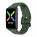Bracelet silicone Oppo Watch Free (vert foncé)