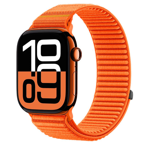 Bracelet nylon ondulé Apple Watch Ultra (orange)