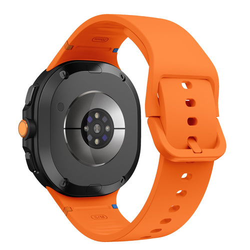 Samsung Galaxy Watch 8 - 40mm Silicone Strap (Orange)