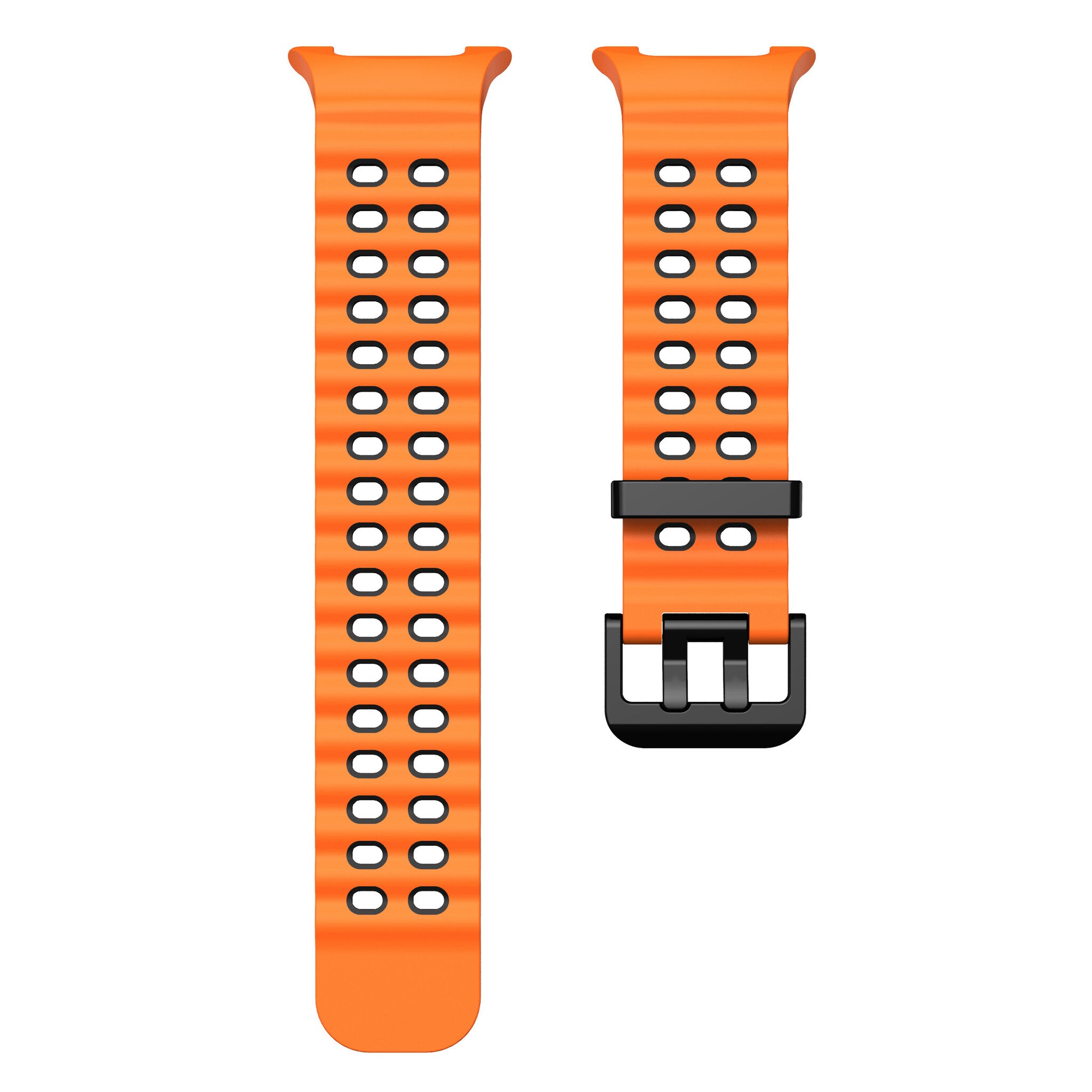 Samsung Galaxy Watch 8 - 44mm Ocean Strap (Orange/Black)