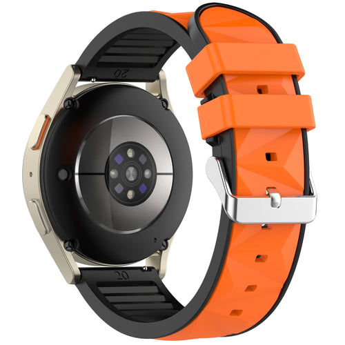 Amazfit Balance 2 Diamond Sport Strap (Orange/Black)