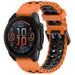 Bracelet sport ondulé Garmin Instinct 2x (orange/noir)